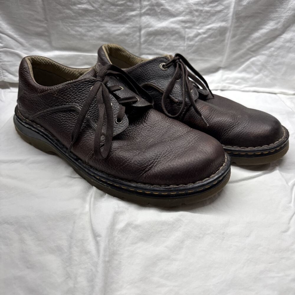 DR MARTENS 11194 Lace Up Pebble Genuine Leather Oxfords Casual Shoes Size 12M